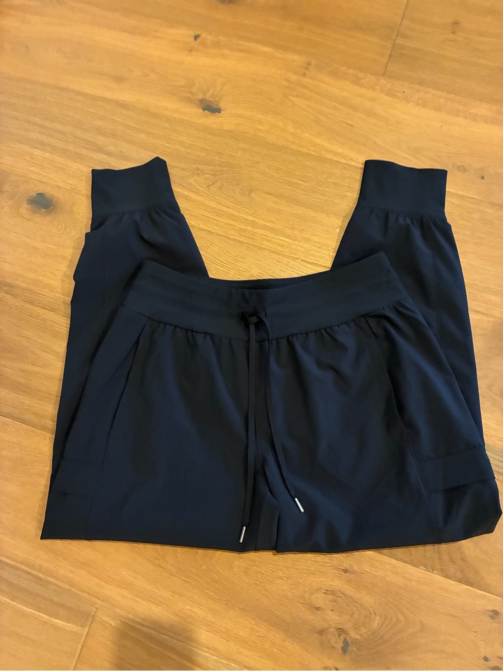 Women's Navy Drawstring Track Joggers
